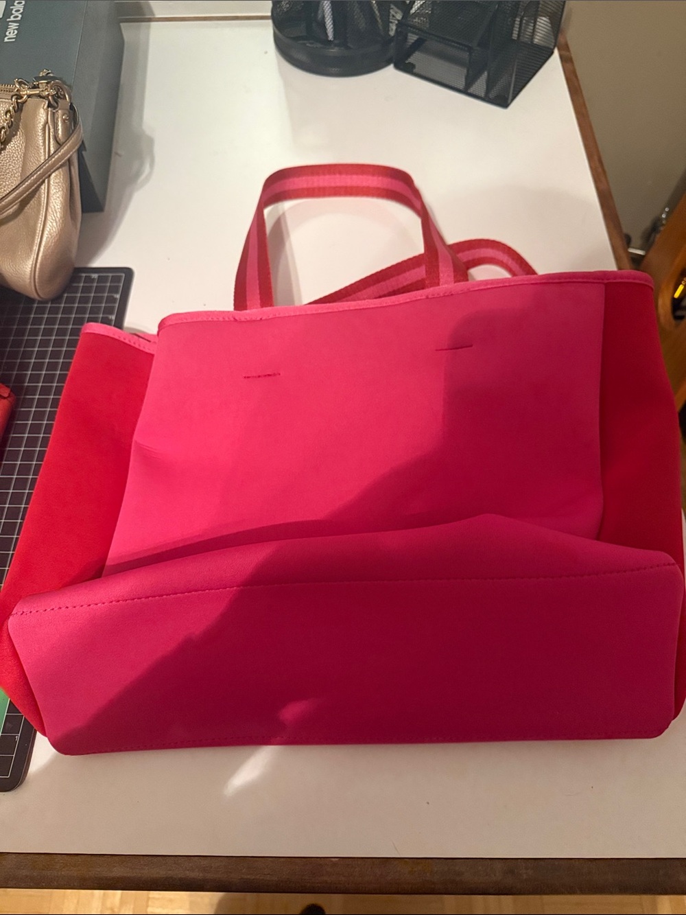 Stylish Hot Pink Tote Bag - Everyday Carry